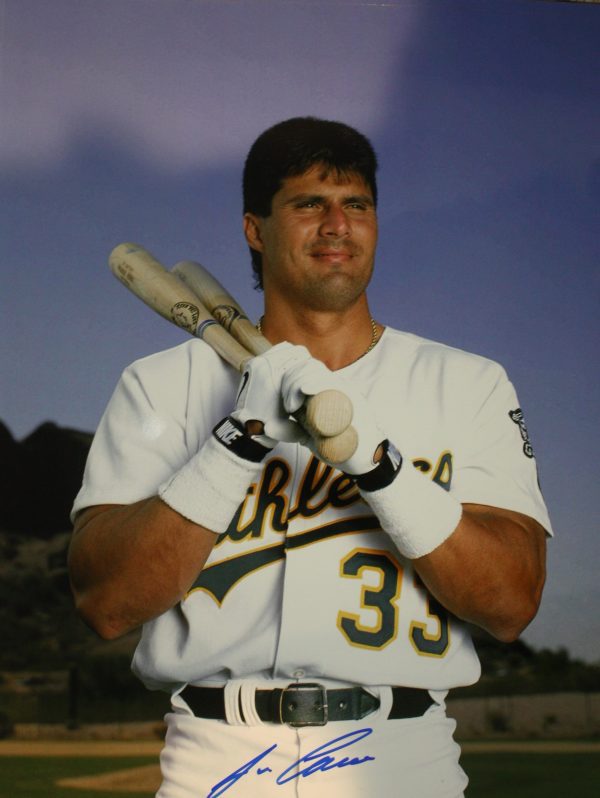 Autographed Jose Canseco Oakland A's 11X14 photo - COA