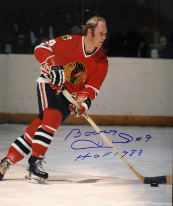 Autographed Bobby Hull 11x14 Chicago Blackhawks Photo with COA