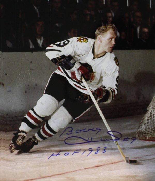 Autographed Bobby Hull 11x14 Chicago Blackhawks Photo with COA