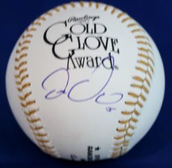 Autographed  Carlos Gonzalez Official Gold Glove Rawlings Major League Baseball w/COA