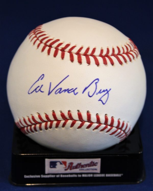 Autographed Ed Vande Berg Official Rawlings MLB Baseball - COA