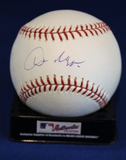 Autographed Dan Uggla Official Major League Baseball