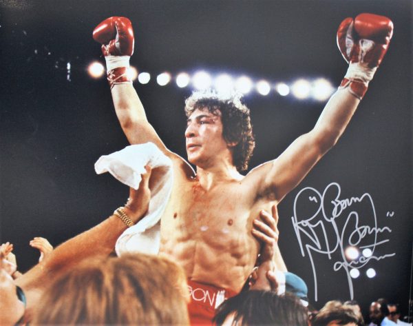 Autographed Ray Boom Boom Mancini 16x20 WBC Boxing Photo with COA