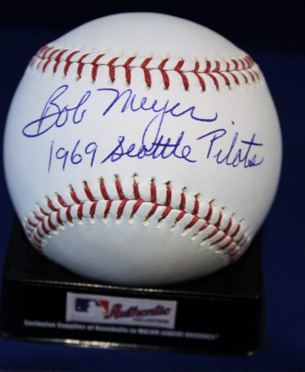 Autographed Bob Meyer Official Major League Baseball w/ COA