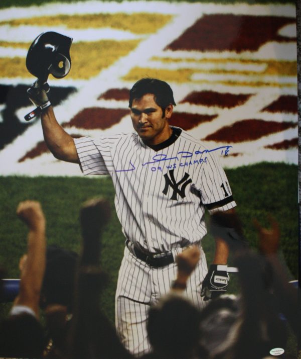 Autographed 16x20 Johnny Damon  New York Yankees photo - w/ COA