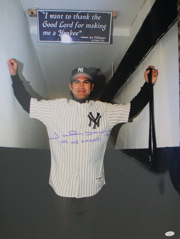 Autographed 16x20 Johnny Damon  New York Yankees photo - w/ COA