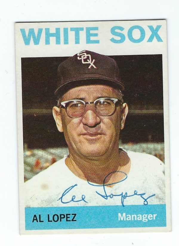 Autographed Al Lopez Chicago White Sox 1964 TOPPS Card #232