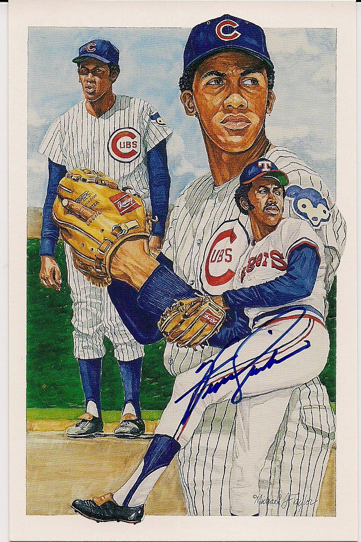 Autographed FERGIE JENKINS Chicago Cubs Post Card - Main Line Autographs