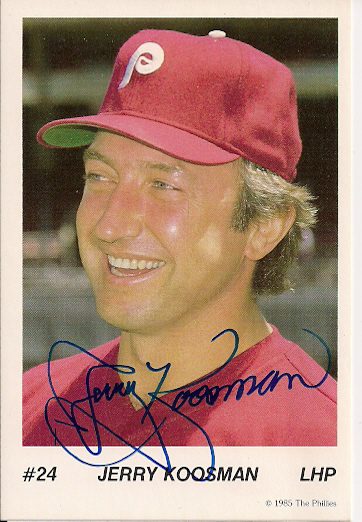 jerry koosman baseball card