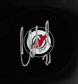 Autographed CORY SCHNEIDER New Jersey Devils Hockey Puck