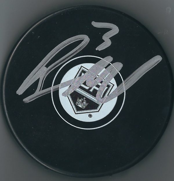 Autographed BRAYDEN MCNABB Los Angeles Kings Hockey Puck
