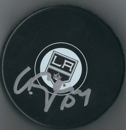 Autographed CHRISTIAN EHRHOFF Hockey Puck