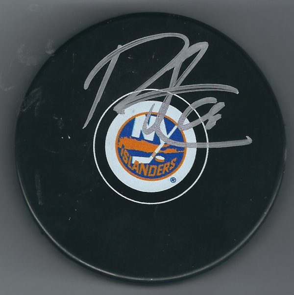 Autographed RYAN STROME New York Islanders  Hockey Puck