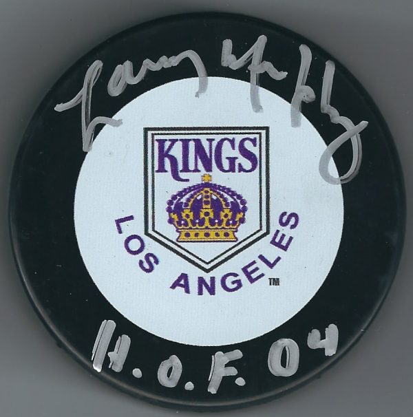 Autographed LARRY MURPHY Los Angeles Kings Hockey Puck