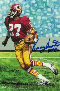 Autographed Kenny Houston Goal Line Art Card
