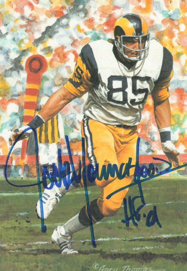 Autographed Jack Youngblood Goal Line Art Card