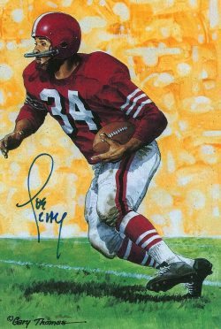 Autographed Joe Perry  Goal Line Art Card