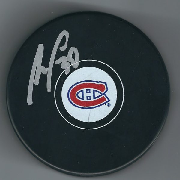 Autographed MIKE CONDON Montreal Canadiens Hockey Puck