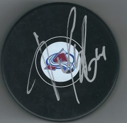 Autographed NAIL YAKUPOV Colorado Avalanche Hockey Puck