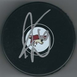 Autographed ANTHONY DUCLAIR Arizona Coyotes Hockey Puck