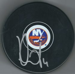 Autographed DENNIS SEIDENBERG New York Islanders Hockey Puck