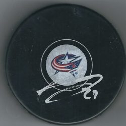 Autographed RYAN MURRAY Columbus Blue Jackets Hockey Puck