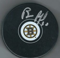 Autographed BILL RANFORD Boston Bruins Hockey Puck
