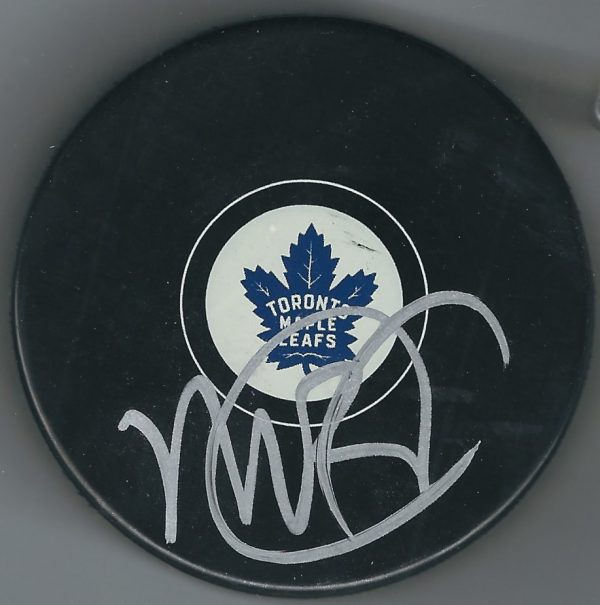 Autographed MIKE BABCOCK Toronto Maple Leafs Hockey Puck