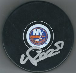 Autographed VALTTERI FILPPULA New York Islanders Hockey Puck