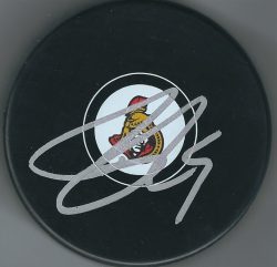 Autographed BOBBY RYAN Ottawa Senators Hockey Puck