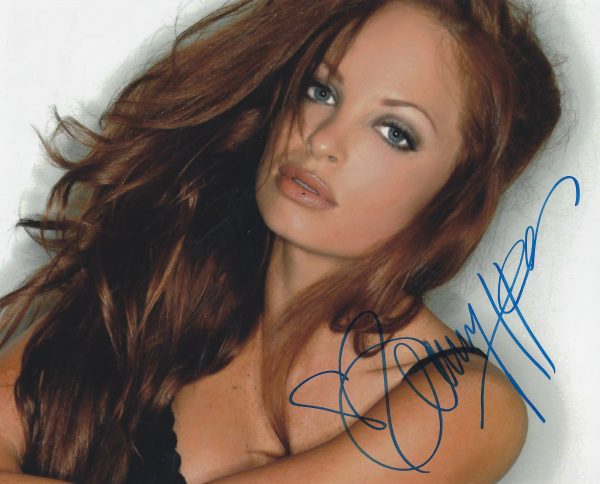 Autographed CHRISTY HEMME 8X10 Wrestling Photo