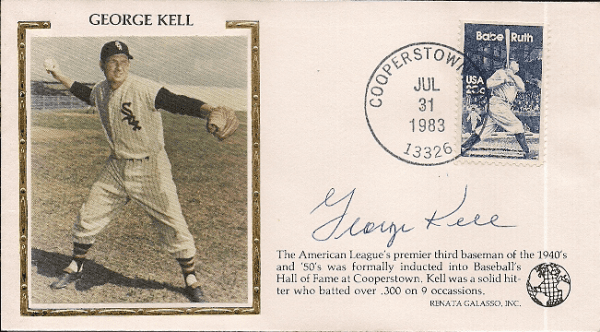 Autographed GEORGE KELL Cachet Cover