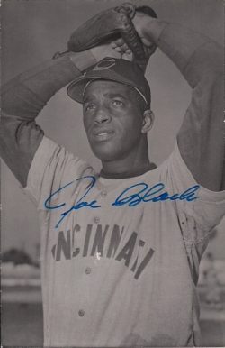 Autographed JOE BLACK  B&W Rowe Postcard