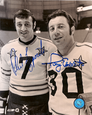 Phil Esposito and Tony Esposito Autographed 16 x 20 NHL All-Star Photograph