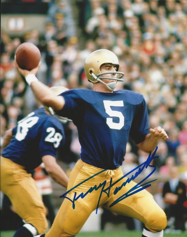 Autographed  Terry Hanratty  Notre Dame 16x20 Photo