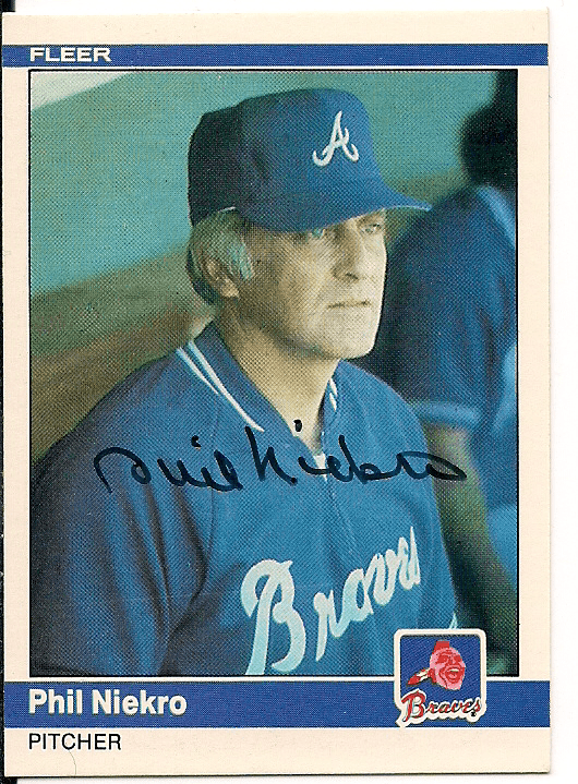 phil niekro rookie card