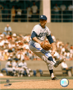 Autographed CLAUDE OSTEEN 11 X 14 Los Angeles Dodgers  photo
