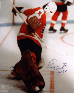 Autographed BERNIE PARENT 11" x 14" Flyers Photo
