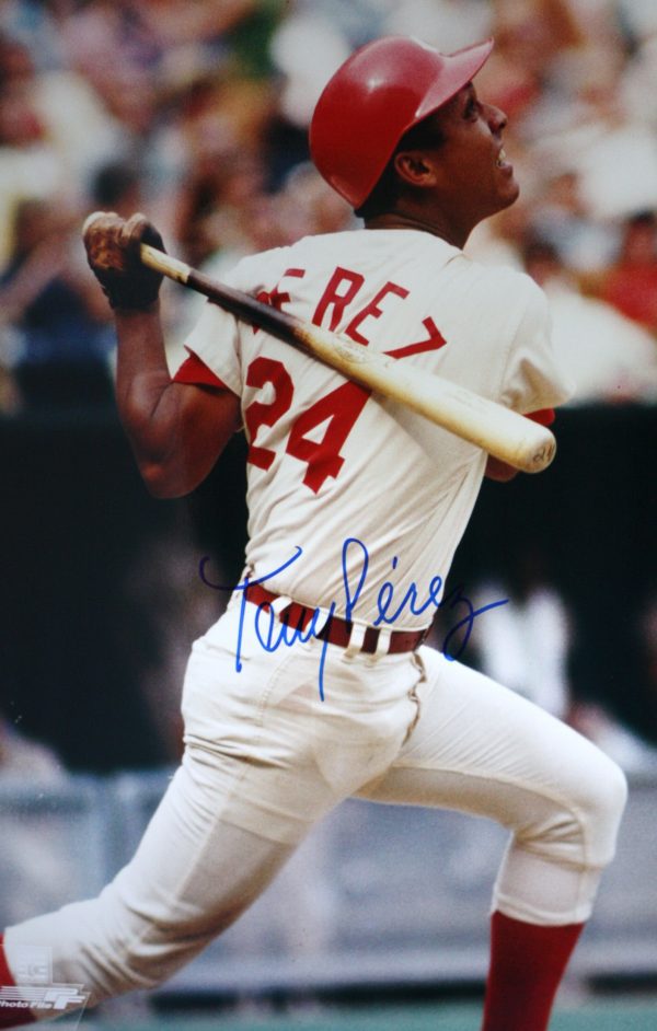 Autographed TONY PEREZ 11 X 14 Cincinnati Reds  photo