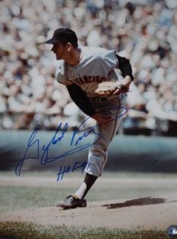 AUTOGRAPHED 16 x 20 GAYLORD PERRY San Francisco Giants  Photo