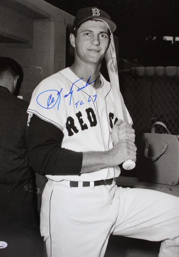 AUTOGRAPHED 16 x 20  CARL YASTRZEMSKI Boston Red Sox Photo