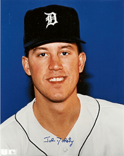 AUTOGRAPHED  photo JOHN DOHERTY Detroit Tigers