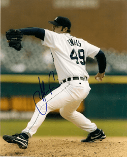 AUTOGRAPHED  photo JOHN ENNIS Detroit Tigers