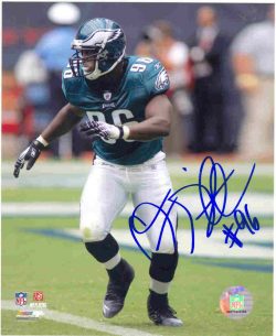 AUTOGRAPHED  OMAR GAITHER 8x10 Philadelphia Eagles Photo