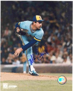 AUTOGRAPHED MIKE CALDWELL 8x10 Milwaukee Brewers Photo