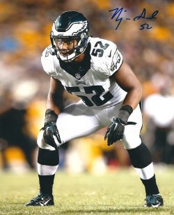 Autographed NAJEE GOODE 8X10 Philadelphia Eagles Photo