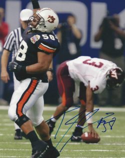 Autographed Tommy Jackson Auburn Tigers Photo