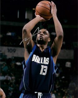 Autographed MAURICE AGER Dallas Mavericks Photo