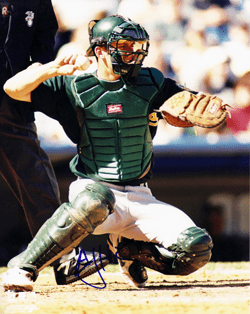 AUTOGRAPHED SIGNED photo AJ HINCH Oakland A's