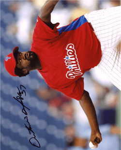 AUTOGRAPHED ALFONSECA 8x10 Philadelphia Phillies Photo